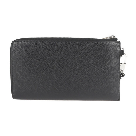 Gucci GG Metal Wrist Wallet Long Wallet Leather Black - Picture 3 of 16